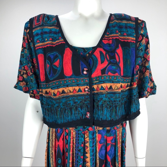 Carole Little Dresses & Skirts - Carole Little Full Length Boho Hippie Dress - 12